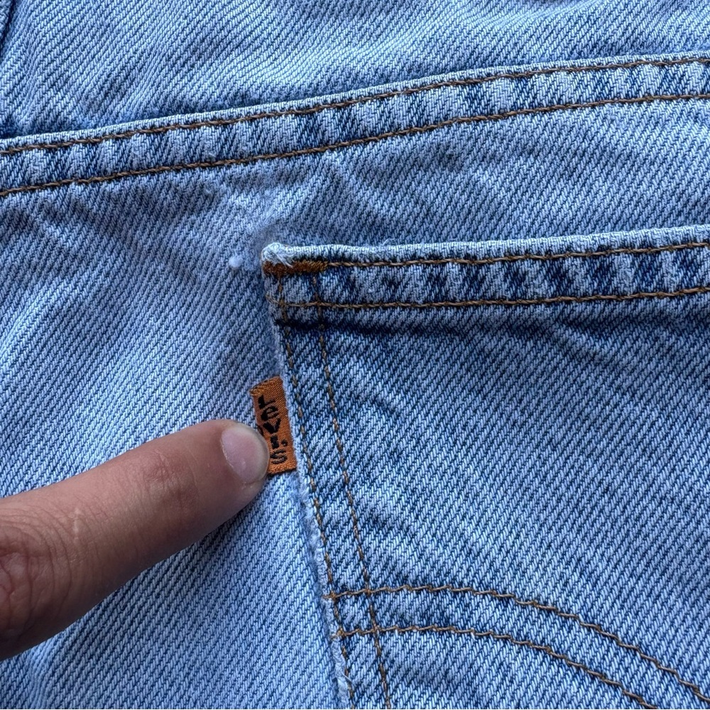 Vintage Levi's Light Blue Men's Jean shorts